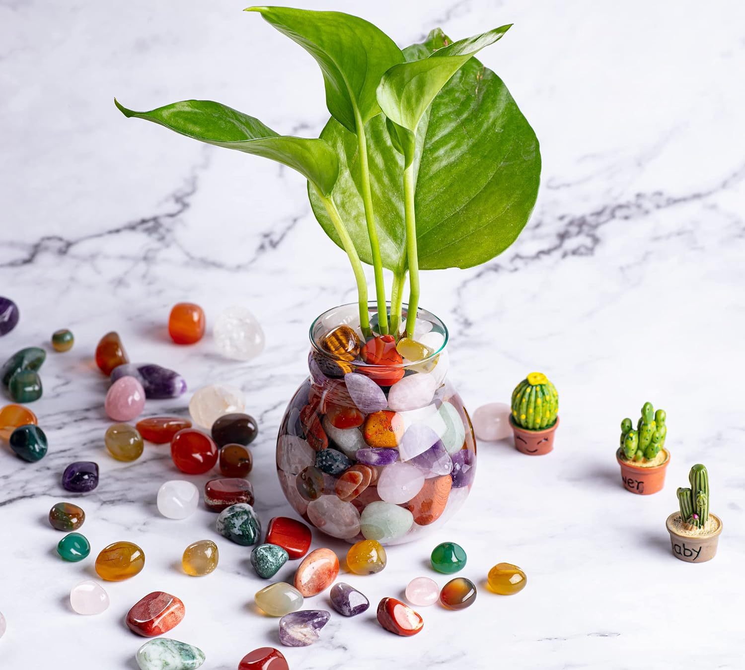 Picture of Manufacturer Supplies Various Strange Stones Teaching Collections Ornamental Stones DIY Various Colors and Sizes Strange Stones