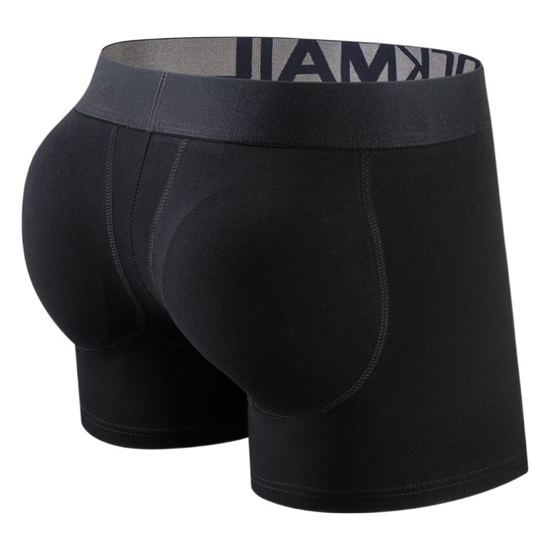 JOCKMAIL New Men's Full Hip Hip Lifting Underwear Men's Boxer Underwear Anti-wear Leg Removable Cover Coaster Underwear