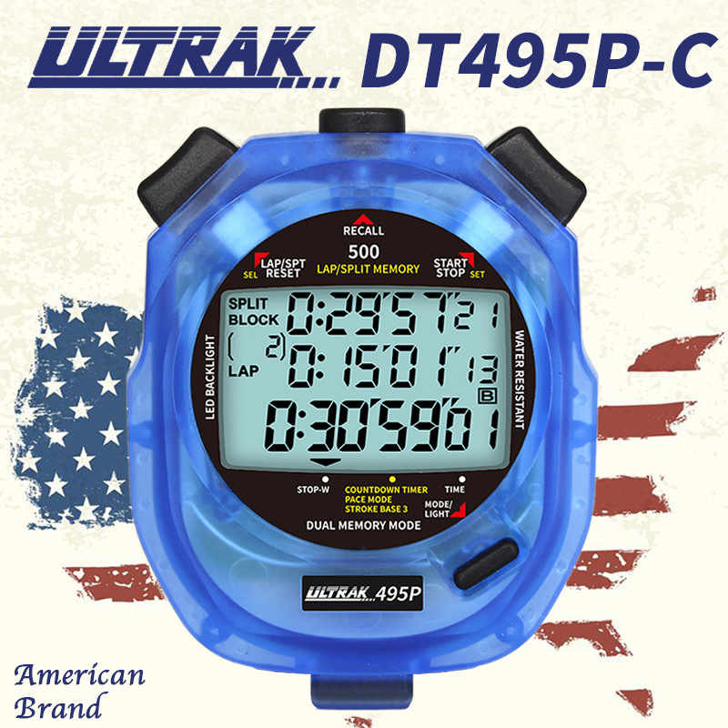 Picture of Electronic stopwatch DT495P Dinger ULTRAK Osek 500 Channel 3 Row Display Timer Track and Field Training