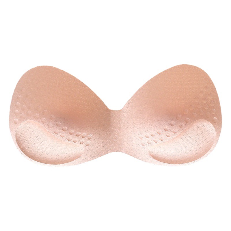 Thickened Emulation Latex Sponge Chest Pad Women's Beautiful Back Underwear Vest Soft Breathable One-piece Bra Insert
