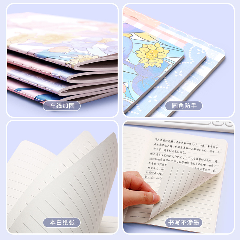 Picture of A5 car line cartoon retro notebook B5 cute student stationery paper student prizes notebook wholesale