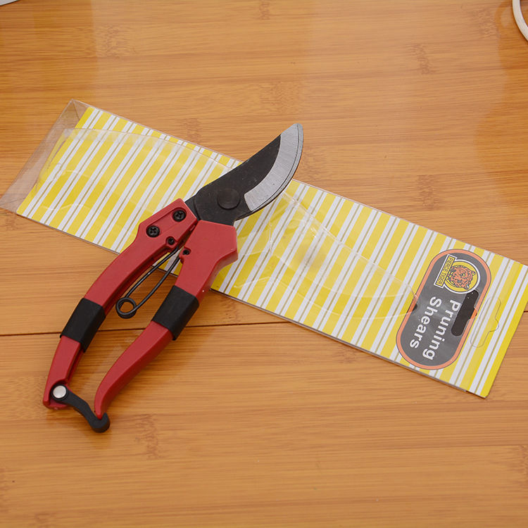 Gardening planting plastic handle flower and wood pruning branch shears family balcony planting gadget branch shears pruning shears