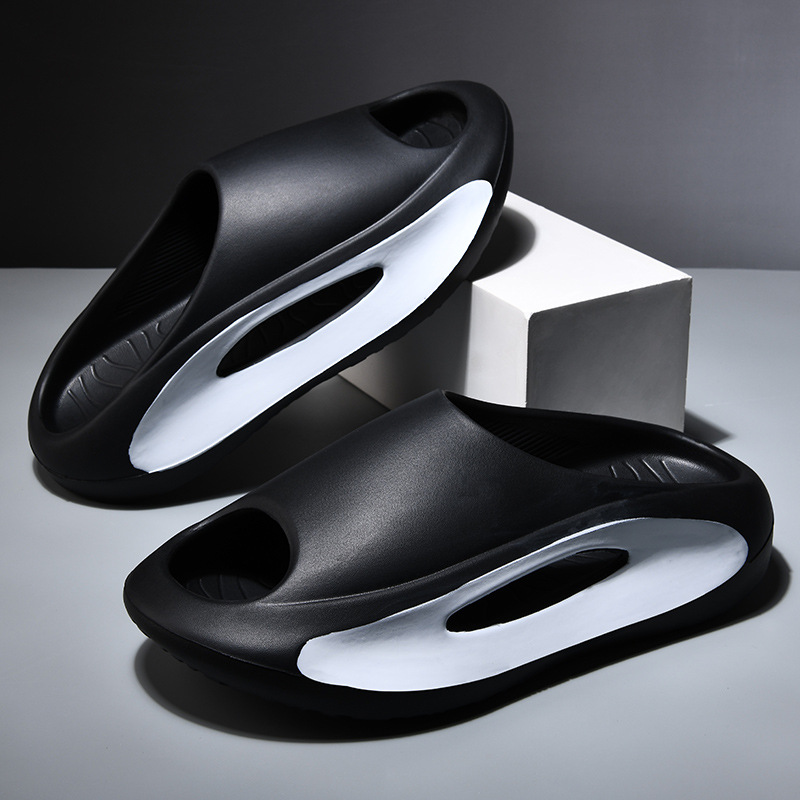 EVA Slippers Non-stinky Feet Mute Non-slip Couple Indoor Home Non-slip Spring and Summer Bathroom Bathing Slippers Women