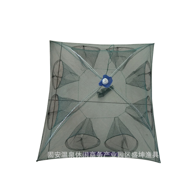 Picture of Automatic Foldableing Shrimp Net to Catch Eel, Loach and Crabs, Hand-Thrown Net Can Only Go in and Out, Fishing Cage, Fishing Gear Underwater