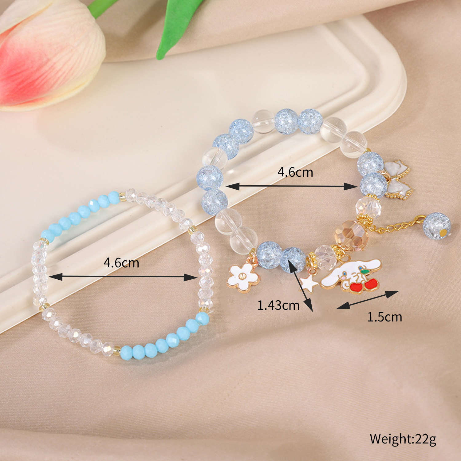Picture of Children's Bracelet Bracelet Bracelet Beaded Crystal Women's Cute Students Girls' Bracelet Children's Gift