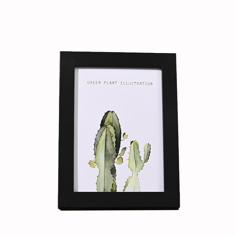 Picture of Photo Frame Wholesale Wooden Display Stand Photo Wall 5 Inch 67810A4 Creative Simple Picture Frame Handmade Hanging Decoration