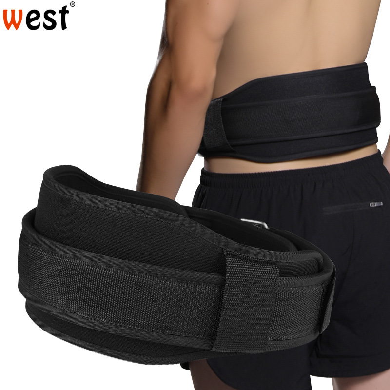 New weightlifting waist protection squat hard pull waist protection EVA support pressure protection belt free adjustment support movement