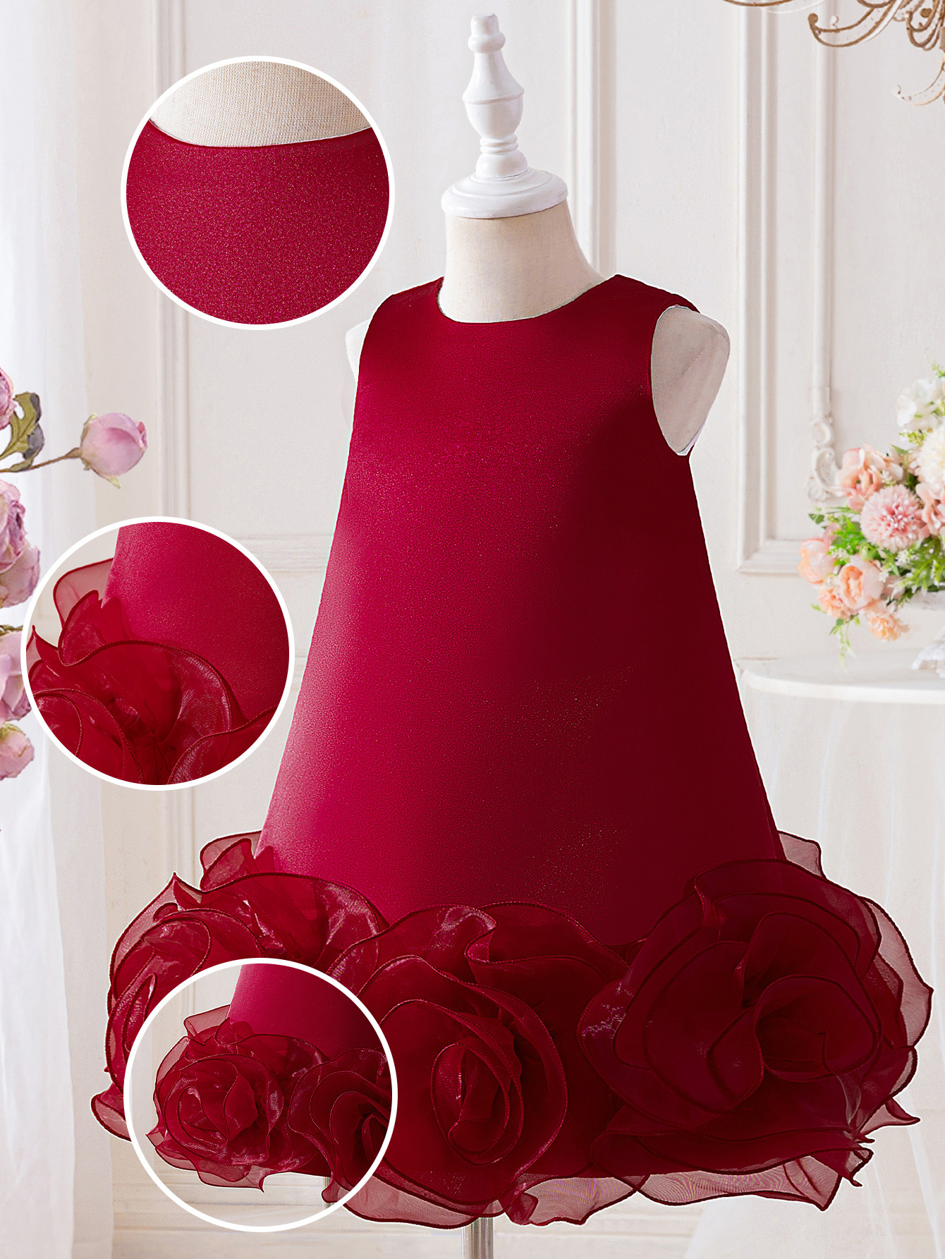 Picture of European and American New Girls' Dresses, Birthday Party Evening Dresses, Wedding Girls' Dresses, Stage Catwalk Costumes, Children's Clothing