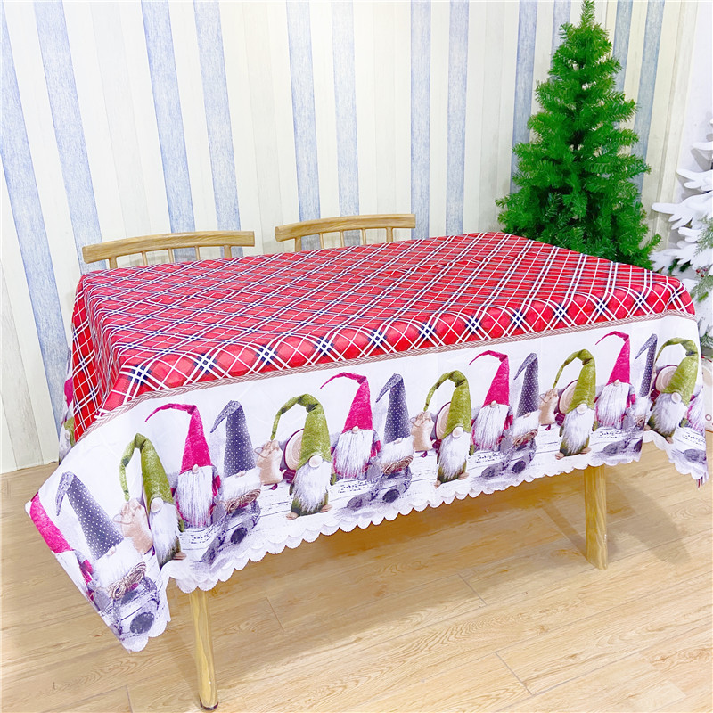 Picture of 2022 new Christmas tablecloth decoration Amazon cross-border hot selling Christmas printed tablecloth table towel wholesale