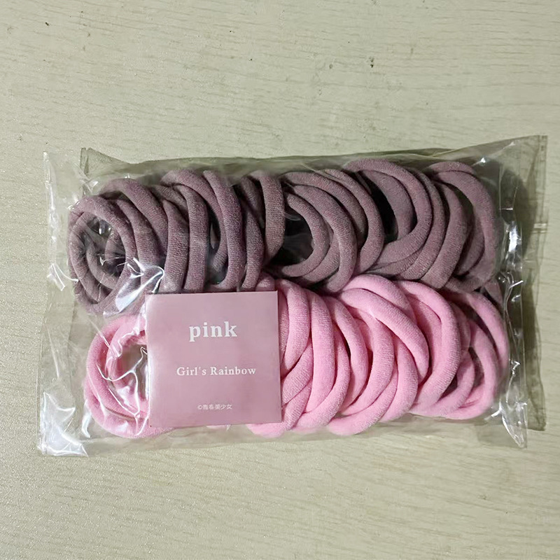 Picture of Single Wholesale Black Headband Hair Tie for Women Korean Style High Elasticity Does Not Hurt Hair Rubber Band High Ponytail Baby Hair Accessories