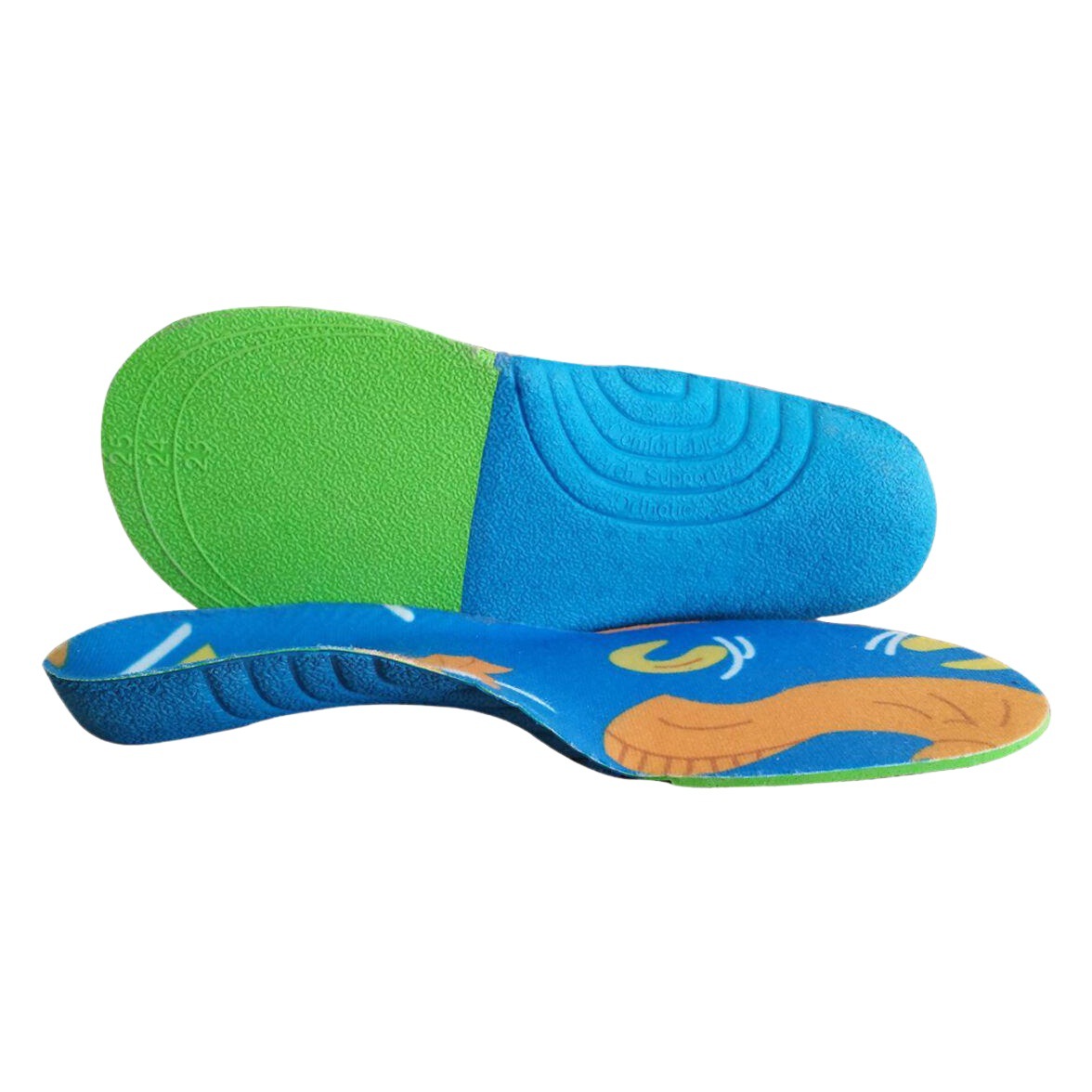 Children's inner splay correction insole baby's valgus flat foot arch sports insole function sweat-absorbent breathable men and women