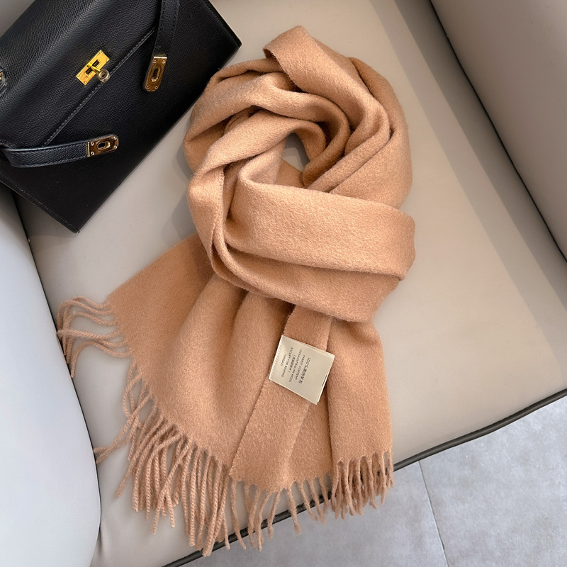 Picture of 2025 New Autumn and Winter Warm Scarf Women's Easiest for Match Long Pure Wool Scarf Men's Couple Style Spot Wholesale