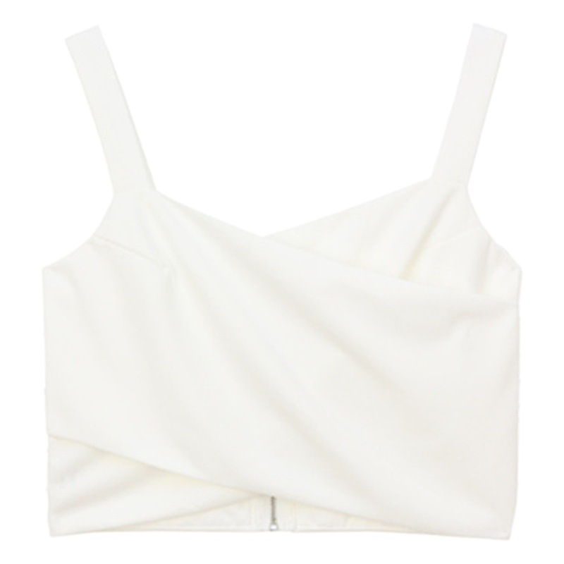 Women's Camisole Summer Short Sports Outer Wear Outer Wear Outer Wear French Spice Girl Pure Desire Sleeveless Top Base Shirt