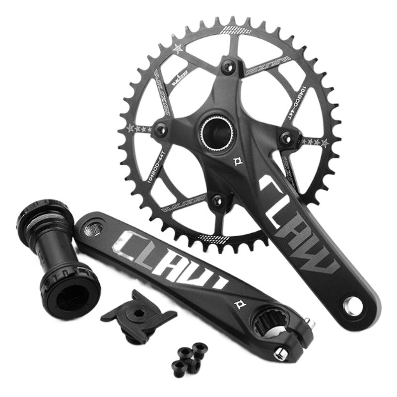 Prowheel Mountain Bike Hollow Integrated Chainring 104Bcd Single Chainring 32T38T42T52T Modified Crankset