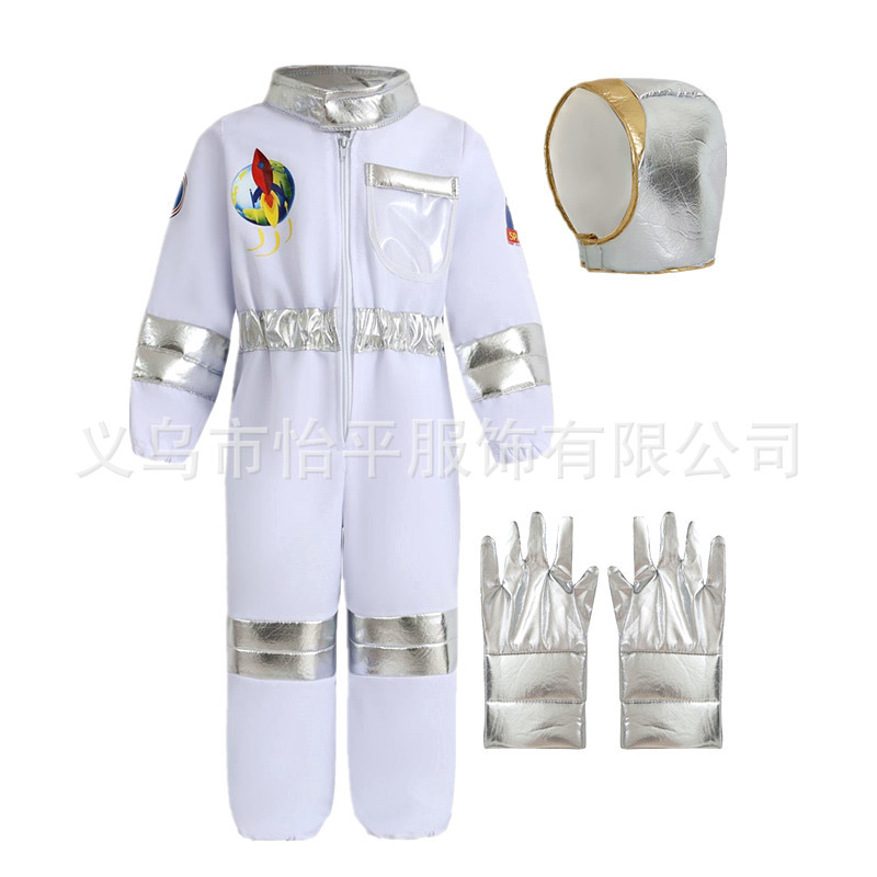 Cute Children's Astronaut Styling jumpsuit for the holiday performance Suit Space Fantasy Charm Space Adventure