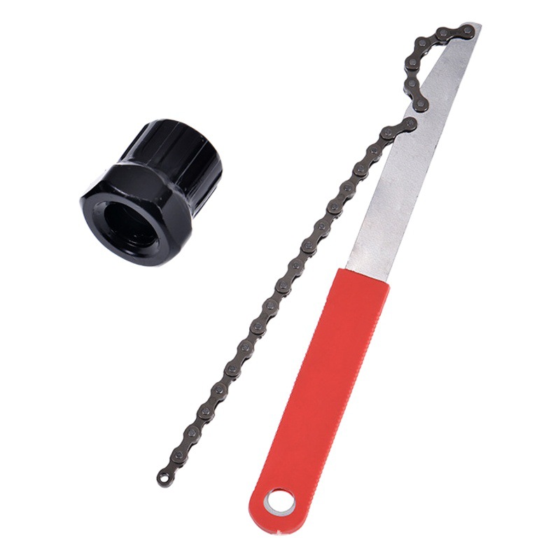Bicycle Flywheel Removal Tool Chain Wrench Rama Center Axle Tail Hook Fixing Tool Removal Card Flying Tool