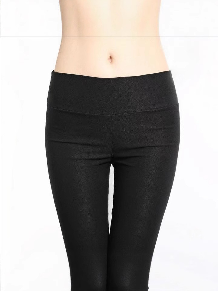 Picture of Korean-style Stretch Tight Pants Skinny Pants All-match Fashion Pencil Pants Women's Outer Wear Casual Leggings Black Spring and Autumn