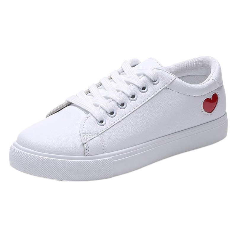 White shoes autumn shoes 2023 new women's shoes Korean autumn leather board shoes student casual Spring and Autumn white shoes flat
