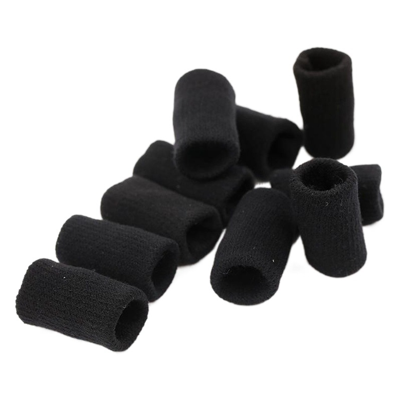 Basketball and Volleyball Joint Protection Nylon Finger Guards Sports Protective Gear Non-Slip Finger Sleeves Extended Hand and Finger Protection