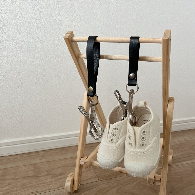 Spot Cross-Border Mother and Baby Stroller Shoe Clip Ballet Portable Hanging Bag Shoe Storage Clip Stainless Steel Shoe Clip