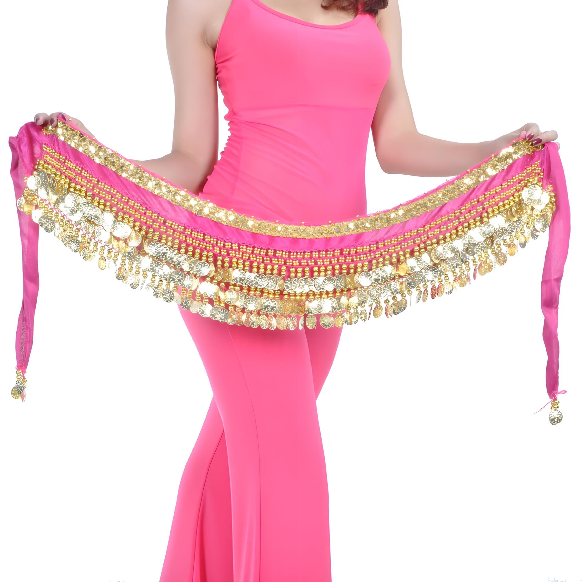 Picture of 248 Currency Belly Dance Waist Chain Belly Dance Ordinary Waist Chain Practice Belly Dance Belt Waist Towel