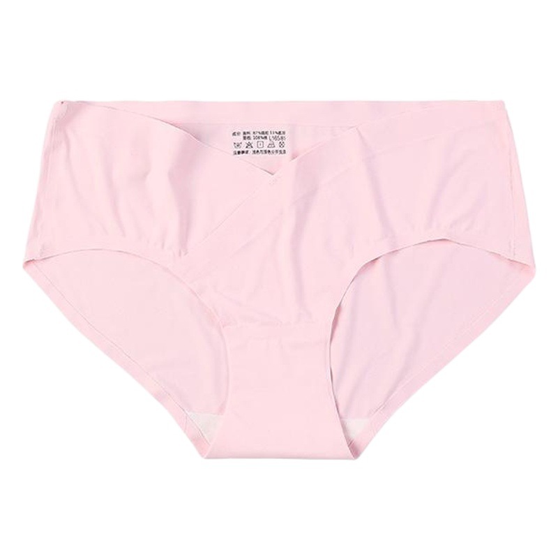 Factory wholesale one piece pregnant women low waist underwear V-shaped seamless belly briefs underwear maternity General