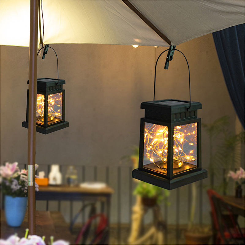 Picture of Solar Star Small Palace Lights Outdoor Waterproof Courtyard Hanging Lights Wall Lights Balcony Decorative Landscape Lights