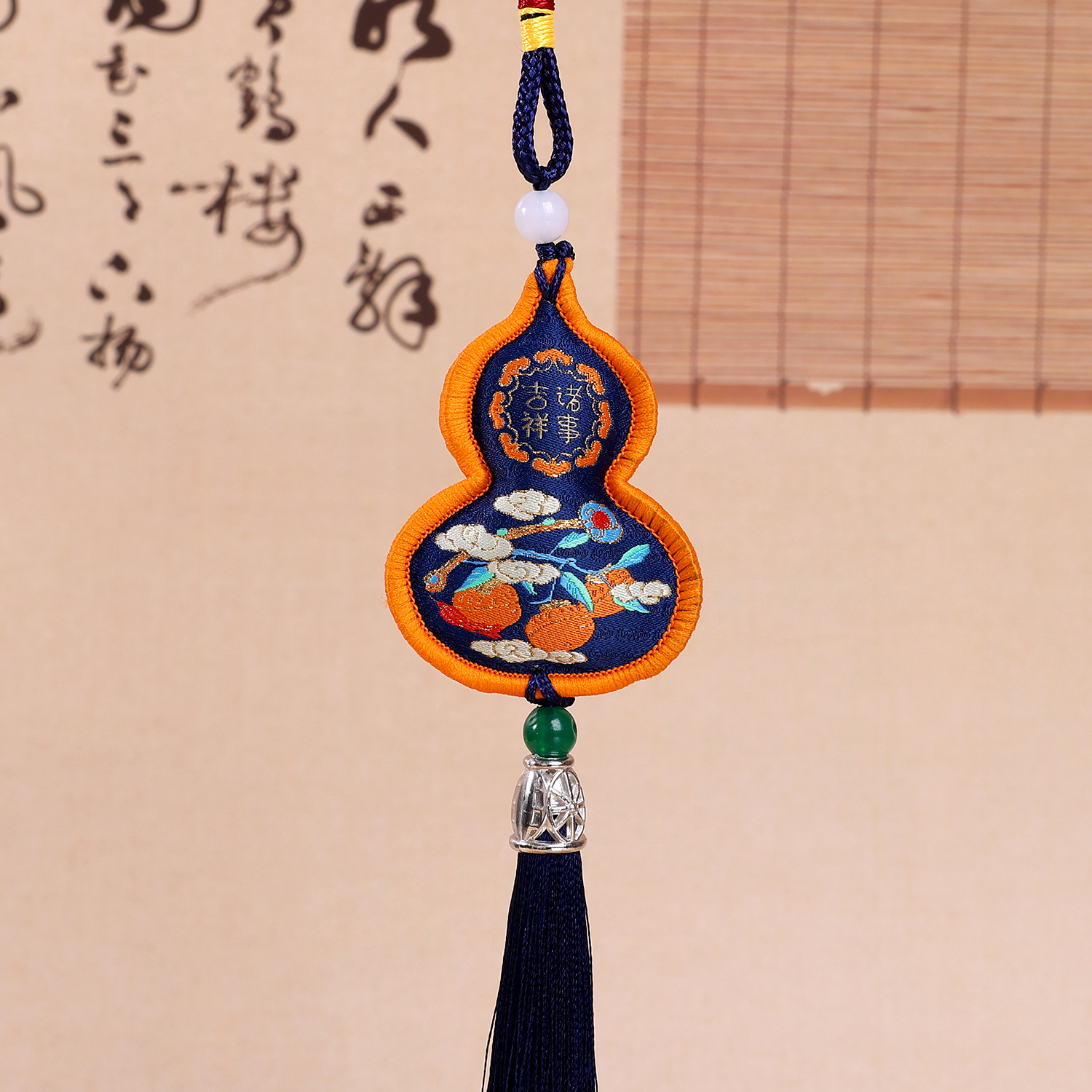 Picture of New Gourd Pendant Sachet Embroidered Small Sachet Carry-on Antique Sachet Gifts Car Bags Hanging Ornaments