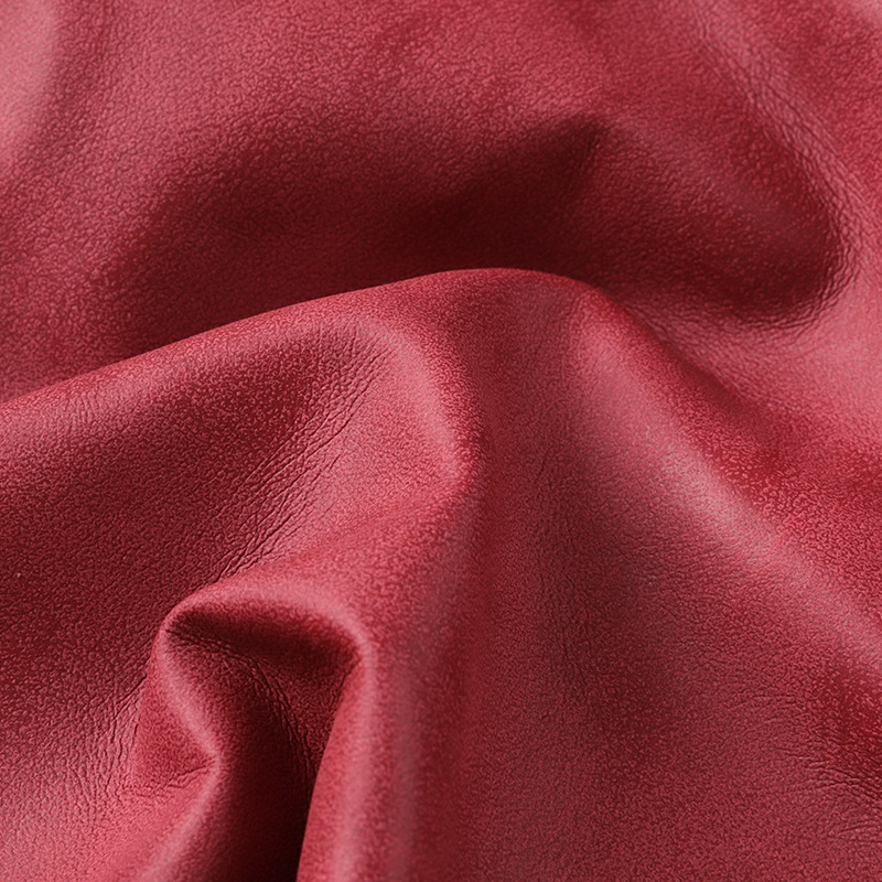 Picture of Factory retro color sheep bar garment leather scratch-resistant pu leather clothing bags artificial leather color wash leather wash
