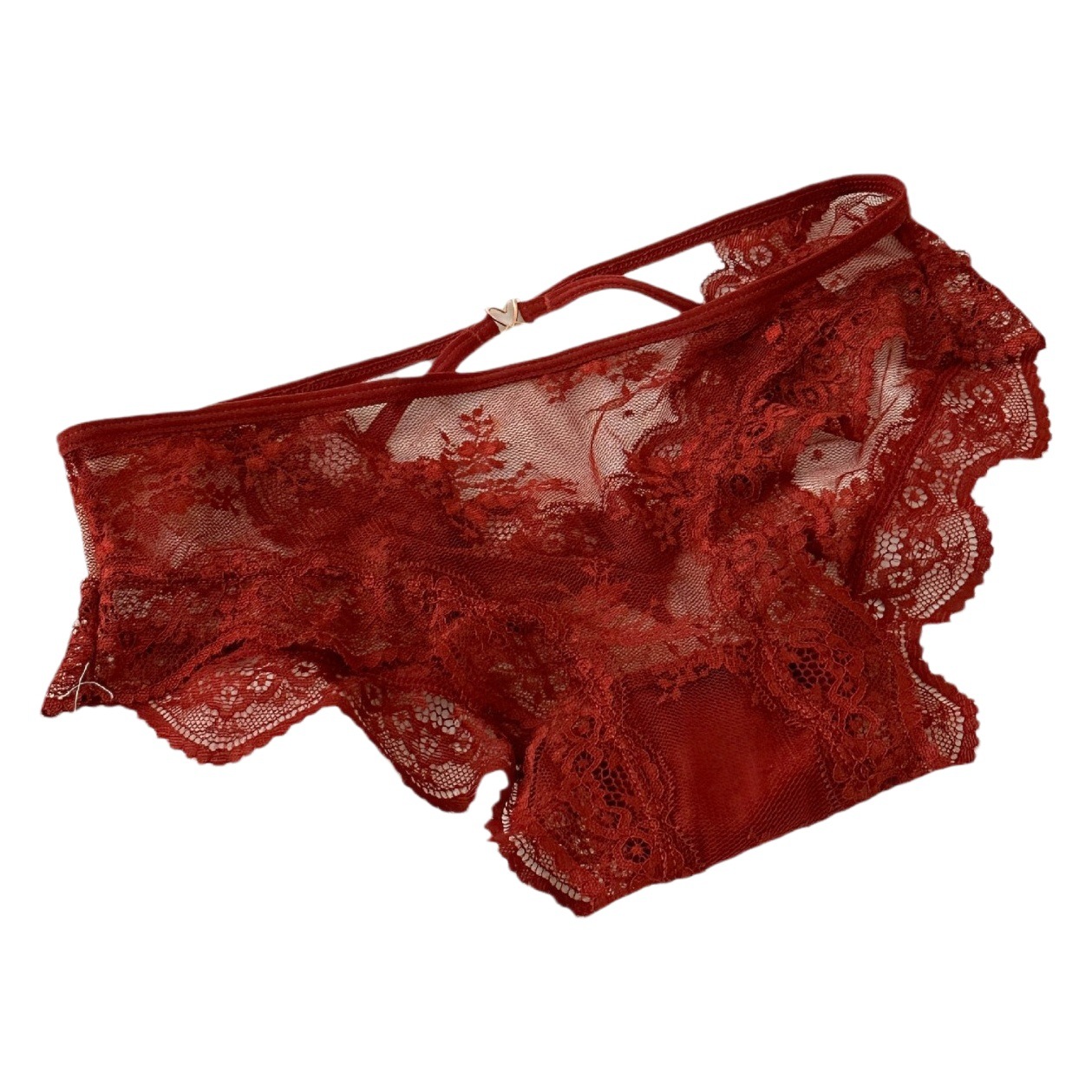 Year of birth combination ~ red underwear lace sexy women's cotton breathable comfortable briefs New Year underwear