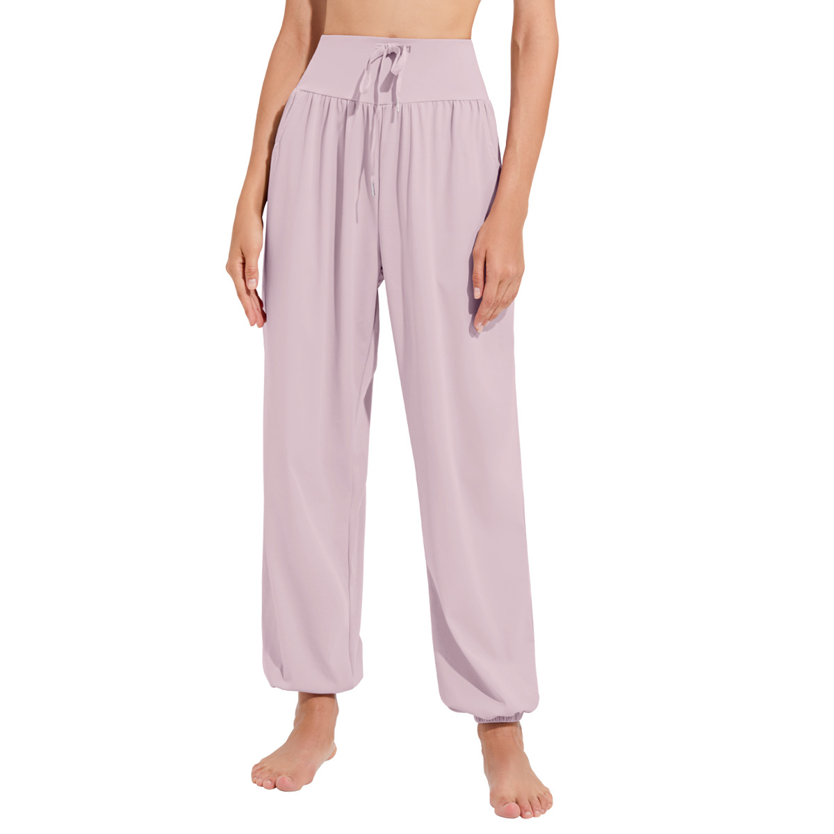 Picture of Loose Casual Sports Pants for Women, Cool, Quick-Drying, Breathable, Running and Dance Yoga Pants, Wide-Leg Fitness Wear, Leggings and Sweatpants