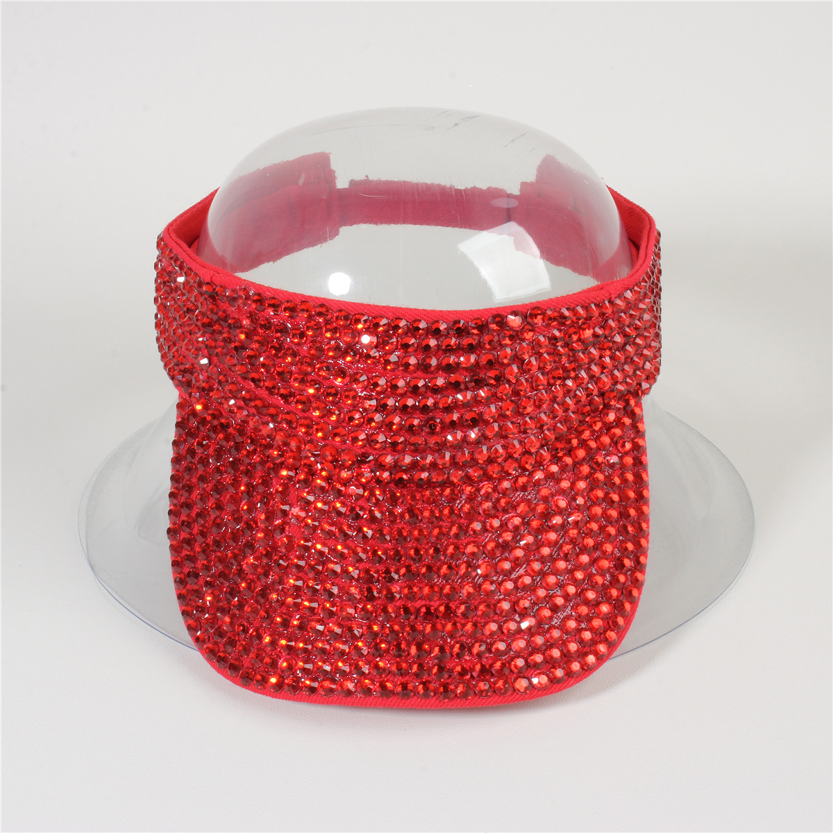 Picture of Cross-border Foreign Trade Summer Women's Point Drill Anti-purple Roof Outside Line Face-shading Sunscreen Solid Color Diamond Sunlight Empty Hat
