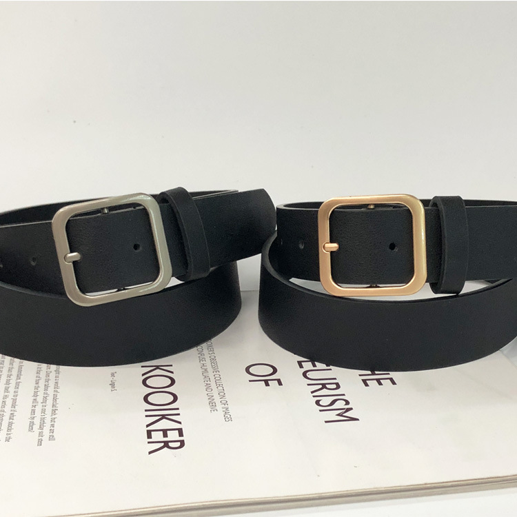 New Belt Women's Fashion Simple All-match Korean Style Trouser Belt Unisex Student Trouser Belt Instagram Internet Style
