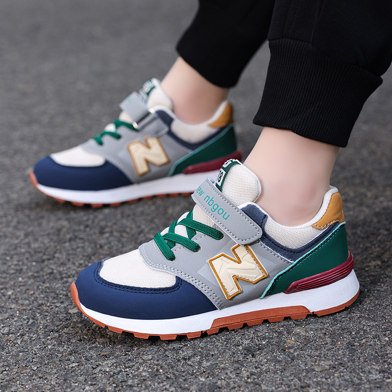 Picture of New autumn boys' sneakers mesh non-slip and wear-resistant children's sneakers fashion cross-border student sneakers trend