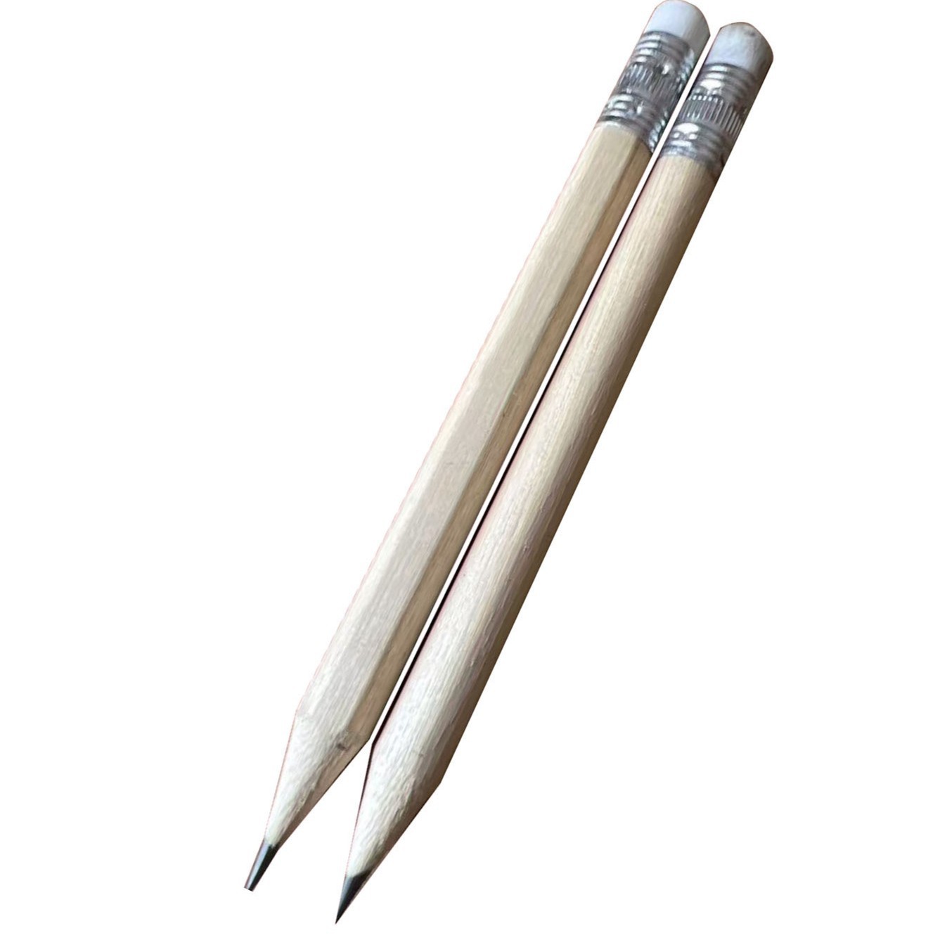 Picture of Log Short Pencil with Eraser Golf Pencil Hexagonal Round Club Hotel Conference Pencil