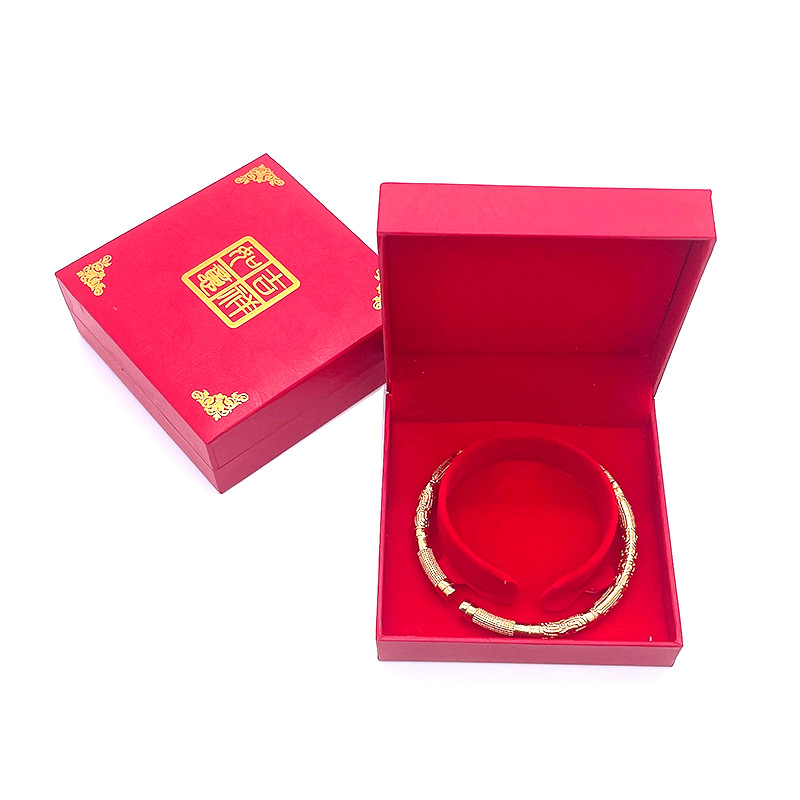 Lucky Lucky bracelet box plastic box jewelry box leather paper jewelry jade bracelet box gold jewelry box bracelet box