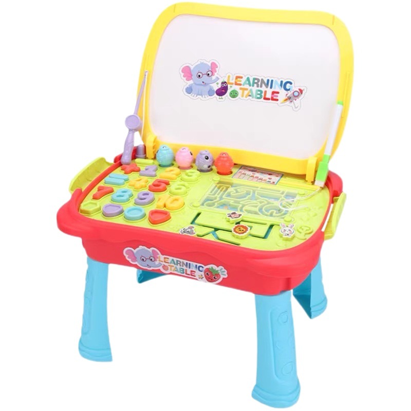 Multifunctional game learning table drawing board 0503A magnetic writing board educational children's toys wholesale mixed batch