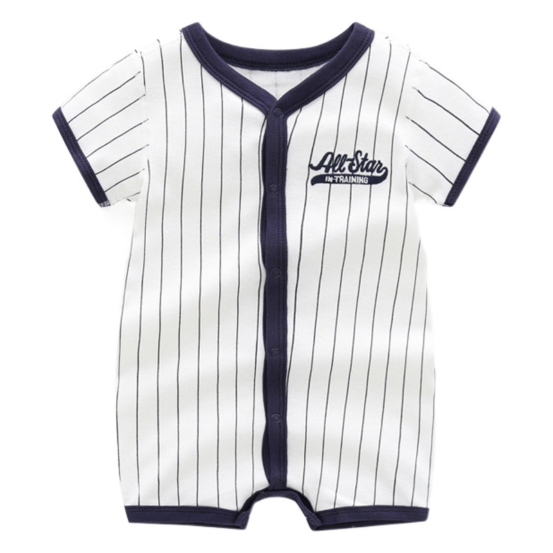 [Boneless] ins children's clothing baby clothes baby clothes baby baby short-sleeved one-piece clothes summer clothes