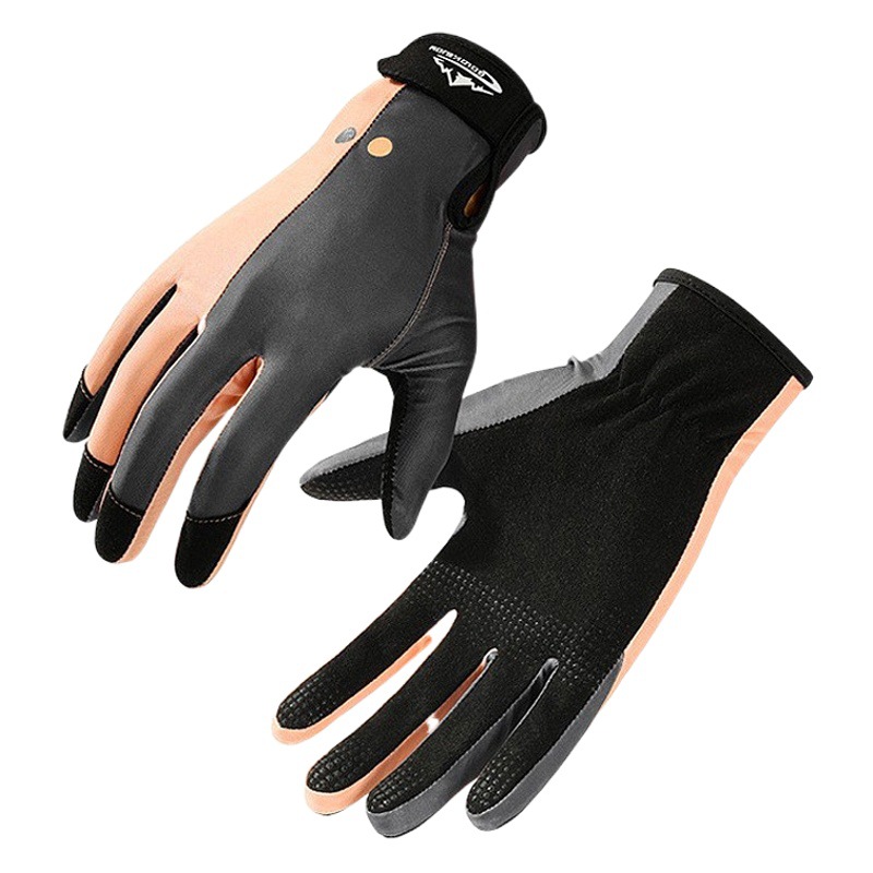 Frisbee gloves for men and women outdoor riding sunscreen breathable non-slip shock absorption wear-resistant sports color matching gloves XG74
