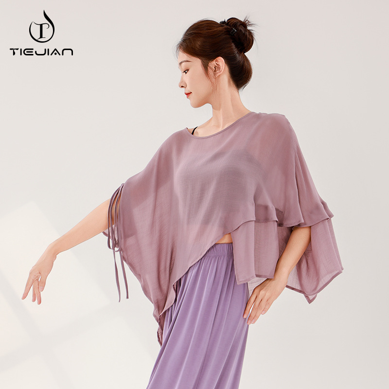 Dance Top Adult Women's Loose Elegant plus size Dance Clothing Classical Dance Performance Clothing Modern Dance Yoga Practice Clothing