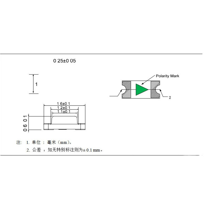 0603 Smd Lamp Beads Ultra-Bright Blue Lamp Smd 0.06W1608 Blue Light Smd Led Light-Emitting Diode Digital