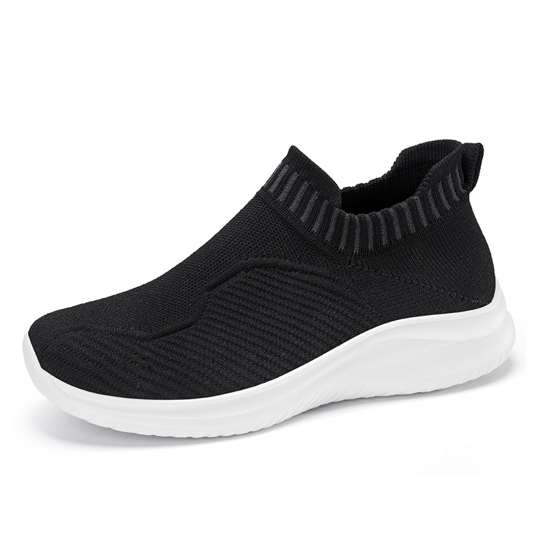 Picture of Cross-border plus size new socks shoes summer walking casual women's shoes breathable fly woven running sneaker lazy feet