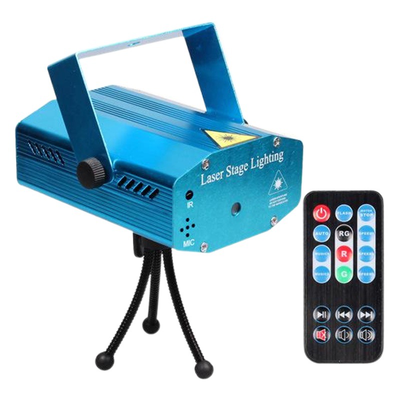 Star stage laser light voice control colorful rotating light pattern KTV bar projection laser beam light