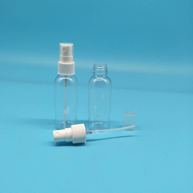 30ml 50ml 60ml 100ml 120ml transparent PET spray bottle anti-epidemic sterilization liquid packaging container