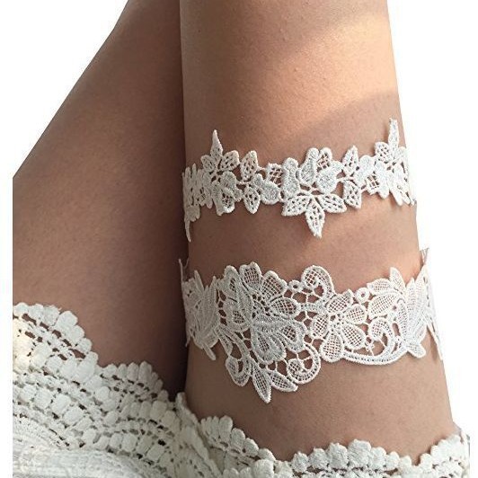 Picture of Photo studio photo leg ornaments wedding dress accessories wedding supplies European and American bride Garter lace leg ring
