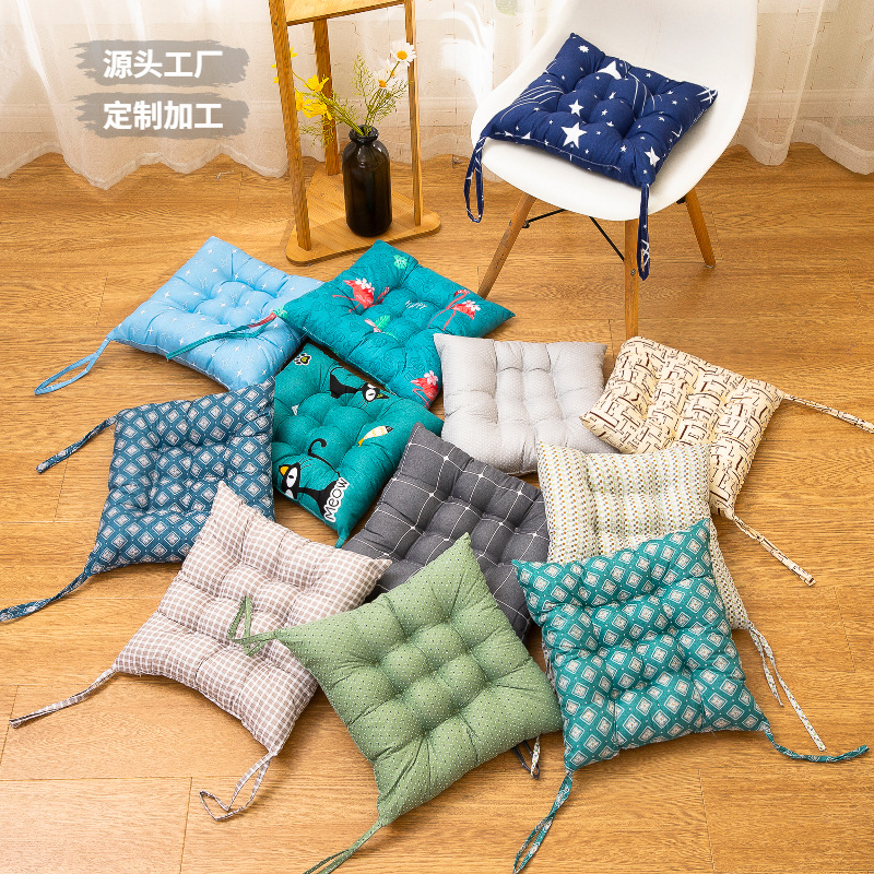 Picture of Four Seasons Cushions Manufacturer Supply Brushed Cloth Casual Cartoon Pastoral Tatami Office Student Beautiful Buttocks Chair Cushions