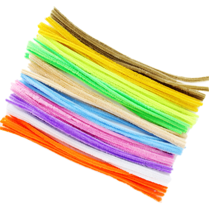 Picture of Children's puzzle twist bar environmental protection color wool wool root plush DIY kindergarten handmade beautiful Labor materials