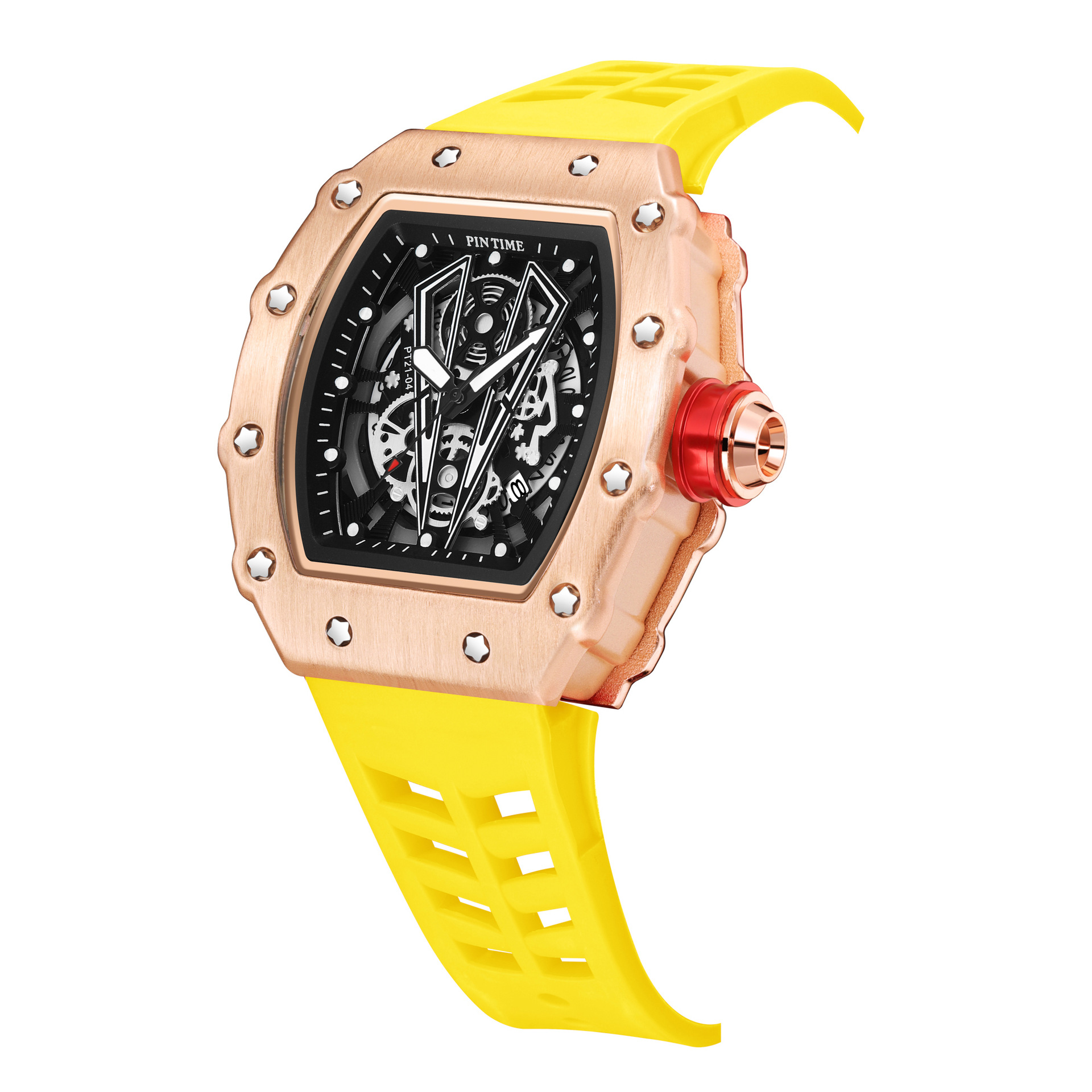 Picture of Pintime Watch Mechanical Style Men's Watch Quartz Richard Barrel-Shaped Niche Men's Watch Drop Shipping Watch