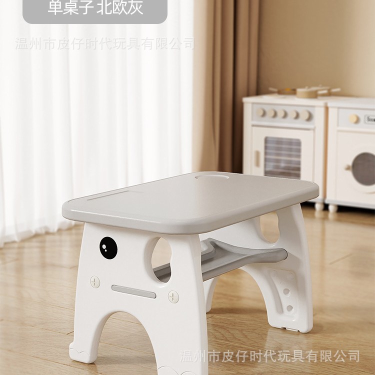 Picture of Children's Learning Table Table and Chair Set Preschool Writing Table Home Economical Preschool Writing Table Single Table