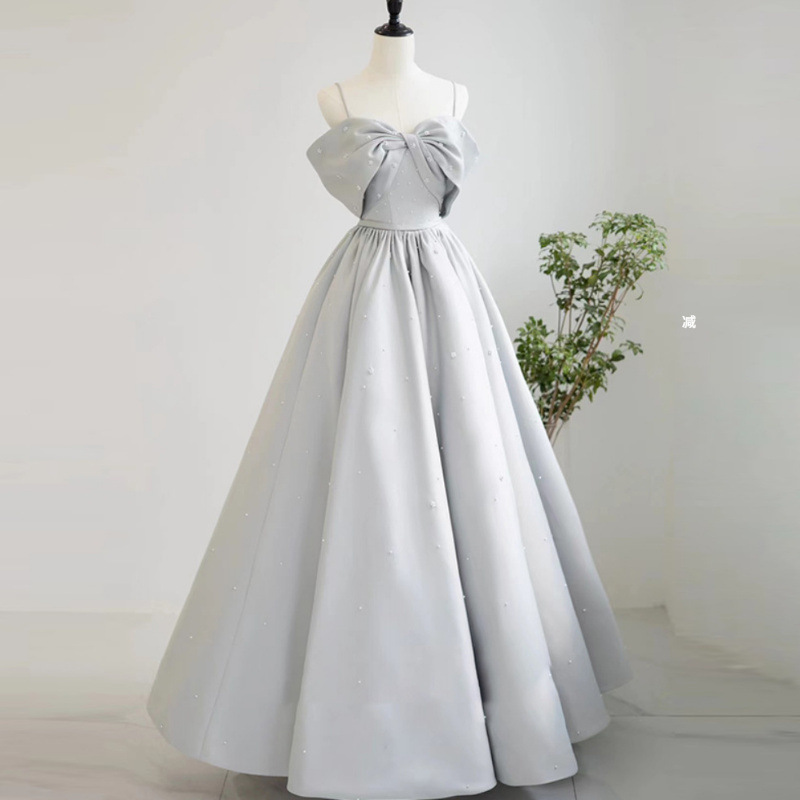 French evening dress light luxury niche high-end 2022 New Host Annual Meeting banquet elegant socialite high-end sense